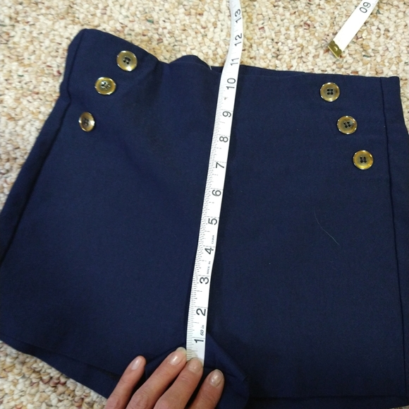 Size S Adrene high-waisted dark navy blue shorts - Picture 11 of 12
